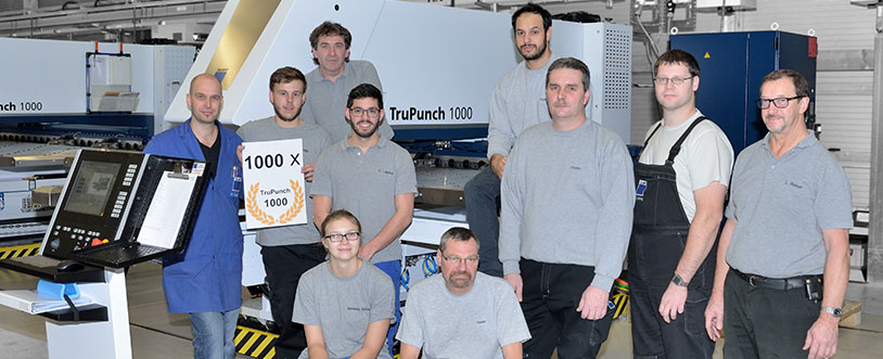 Trumpf Produces 1,000th TruPunch 1000